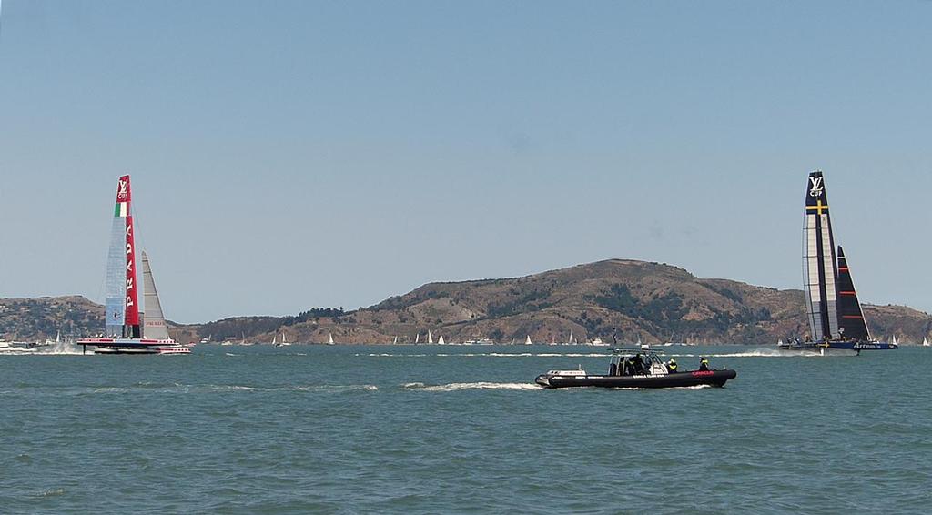 Race 4 Semi-Final, Louis Vuitton Cup photo copyright John Navas  taken at  and featuring the  class