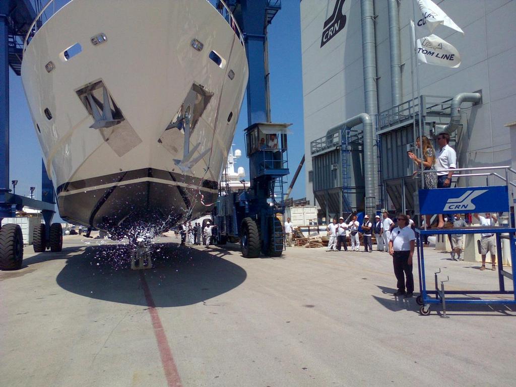 Ferretti Custom Line 112’ NEXT new unit launch - headed for Phuket, Thailand © Ferretti Group www.ferrettigroup.com