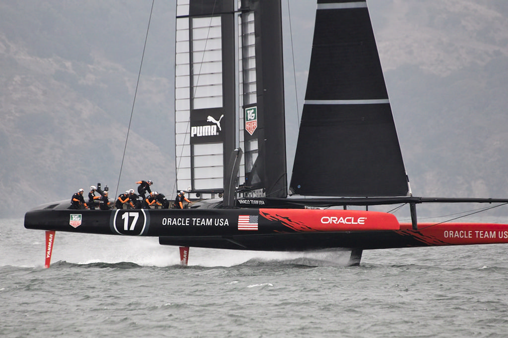 Oracle, fast and stable - America’s Cup © Chuck Lantz http://www.ChuckLantz.com