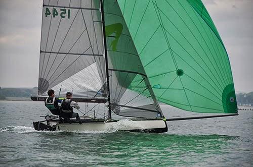 Mark Tait a wining Champion © 2013 International 14 GBR