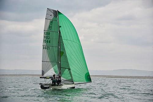 Mark Tait a wining Champion © 2013 International 14 GBR