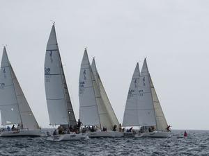 J 105, Good start after 2 general recalls - Melges 20 photo copyright John Crawley taken at  and featuring the  class