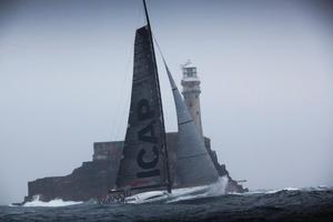 ICAP Leopard at the  2013 Rolex Fastnet Race photo copyright  Rolex/Daniel Forster http://www.regattanews.com taken at  and featuring the  class