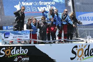 Tour de France a la Voile 2013 - Sodebo wins offshore leg to Brest, France photo copyright @JM LIOT / TFV / ASO taken at  and featuring the  class