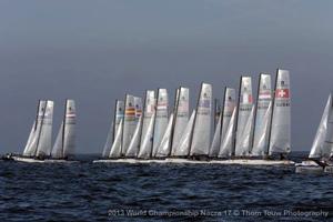 2013 Nacra 17 World Championship photo copyright Thom Touw http://www.thomtouw.com taken at  and featuring the  class