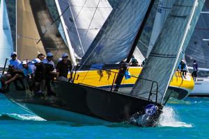 Hiking it out on Menace in race one for the Performance Division - Abell Point Marina Airlie Beach Race Week 2013 photo copyright Shirley Wodson taken at  and featuring the  class