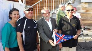 Burgee presentation - Final Day of the French 420 Nationals photo copyright Rob Burn taken at  and featuring the  class