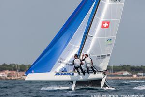 F18 Worlds Italy 2013 Thursday photo copyright Jasper van Staveren/Hydros taken at  and featuring the  class