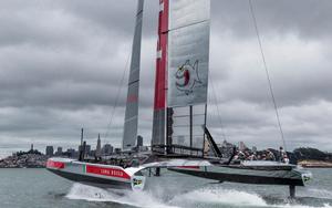 34th America&rsquo;s Cup
Luna Rossa Challenge 2013 Louis Vuitton Cup photo copyright  Luna Rossa/Studio Borlenghi/Borlenghi-Butto taken at  and featuring the  class