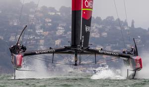 San Francisco, 21/07/13 34th America&rsquo;s Cup Emirates Team New Zealand photo copyright Carlo Borlenghi/Luna Rossa http://www.lunarossachallenge.com taken at  and featuring the  class