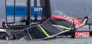 San Francisco, 21/07/13 34th America&rsquo;s Cup Emirates Team New Zealand photo copyright Carlo Borlenghi/Luna Rossa http://www.lunarossachallenge.com taken at  and featuring the  class