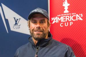 Iain Percy - Skipper Artemis Racing - 34th America’s Cup, San Francisco photo copyright Carlo Borlenghi/Luna Rossa http://www.lunarossachallenge.com taken at  and featuring the  class