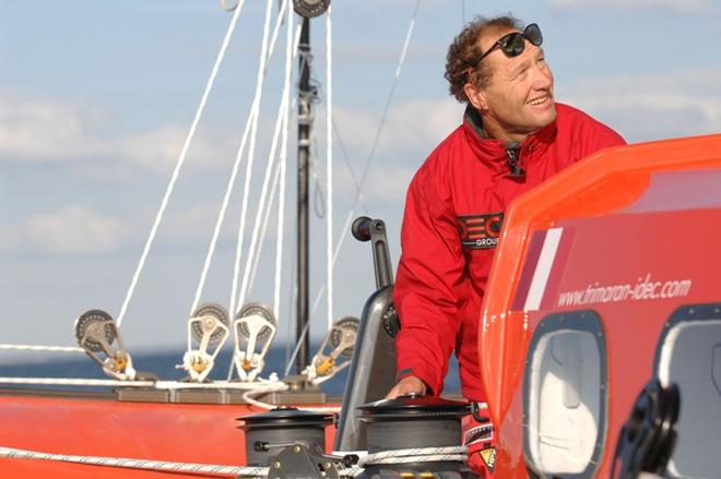 Francis Joyon / Maxi trimaran IDEC &copy;  Vincent Curutchet