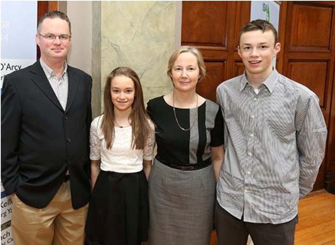 John D'Arcy, Kate D'Arcy, Imelda D'Arcy and Adam D'Arcy © Cathal Noonan/Inpho