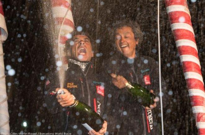 Guillermo Altadill and Jose Munoz - Barcelona World Race 2015 © Gilles Martin-Raget / Barcelona World Race