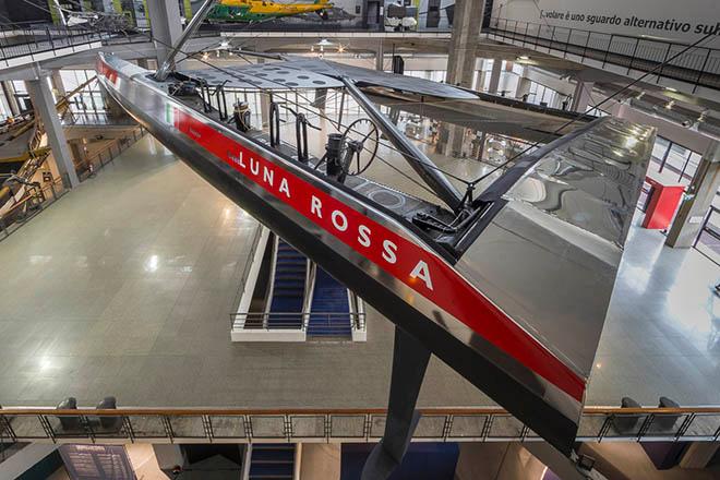 The AC72 “Luna Rossa” Catamaran now a museum piece © LUNA ROSSA / Carlo Borlenghi