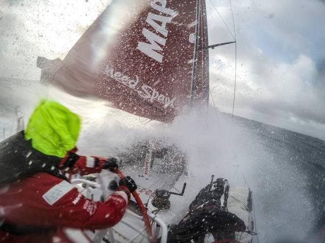 Onboard MAPFRE - Sending it through the Southern Ocean - Volvo Ocean Race 2015 © Francisco Vignale/Mapfre/Volvo Ocean Race