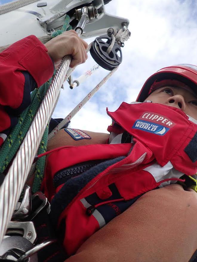 Jason is considering upping his challenge by taking on another ocean © Clipper Race