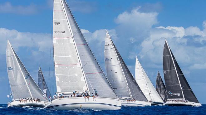 Fleet start - Rolex Swan Cup Caribbean 2015 ©  Rolex / Carlo Borlenghi http://www.carloborlenghi.net