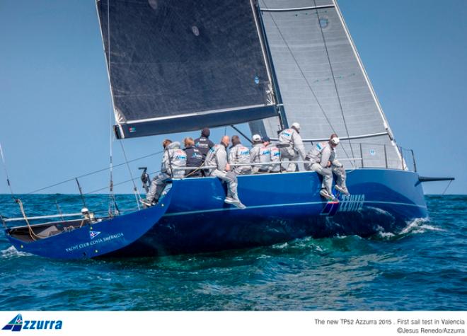 Azzurra's first sail test - 52 Super Series 2015 ©  Jesus Renedo / Azzurra