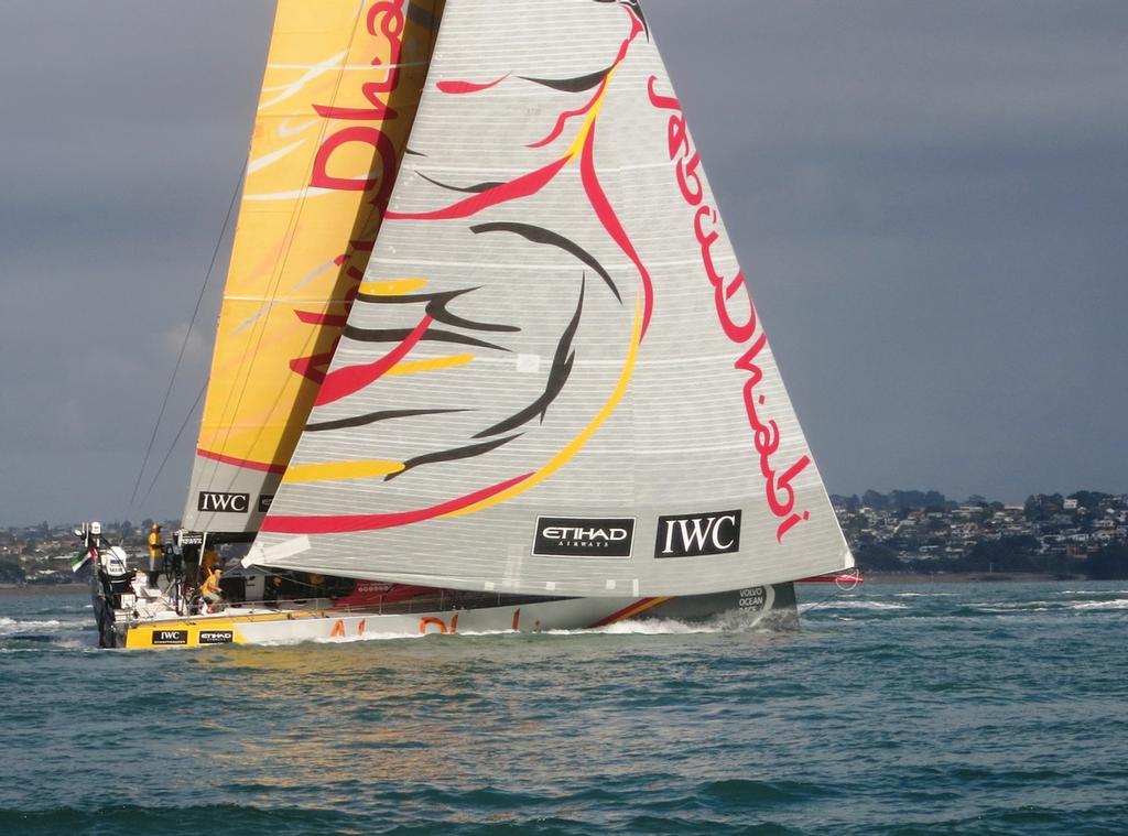 Team Abu Dhabi - Leg 5 Start, Volvo Ocean Race © Colin Preston