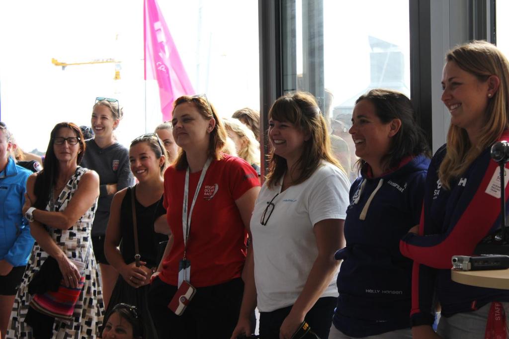 Team SCA to the women © Deborah Howarth