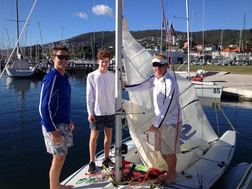 SB20 2015 Australian Championship 'Masterclass' James Burman, Sam King and Hugh Tait - Credit Jane Austin photo copyright Jane Austin taken at  and featuring the  class