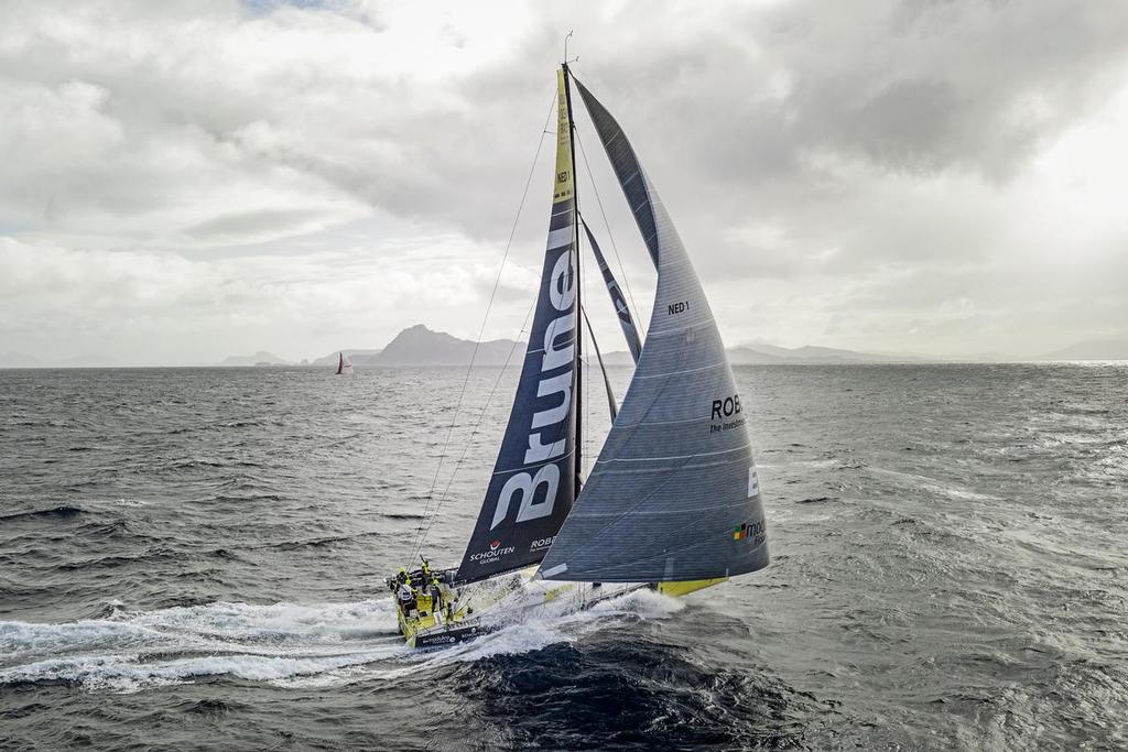 March 30, 2015. Team Brunel rounding Cape Horn. © Rick Tomlinson/Volvo Ocean Race http://www.volvooceanrace.com