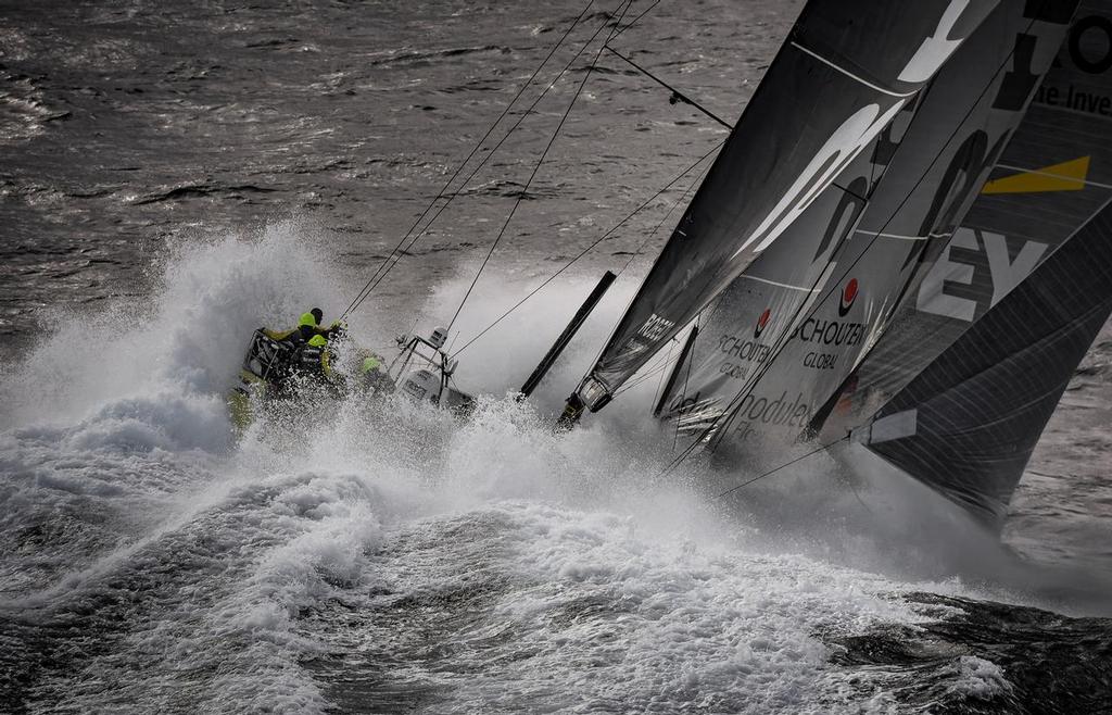 March 30, 2015. Team Brunel rounding Cape Horn. © Rick Tomlinson/Volvo Ocean Race http://www.volvooceanrace.com