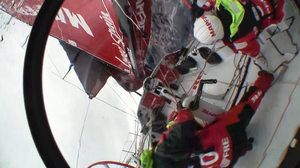 MAPFRE Chinese gybe - Volvo Ocean Race  © Volvo Ocean Race http://www.volvooceanrace.com