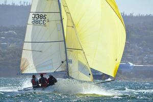 Foiling moth champion, Robbie Gough, sailing Chau Baby - Photo Colleen Darcey photo copyright Sam Teidemann taken at  and featuring the  class