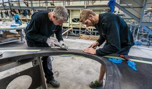 March 2015 - Team Vestas Wind rebuild at Persico Marine, Bergamo. Italy photo copyright Brian Carlin - Team Vestas Wind taken at  and featuring the  class