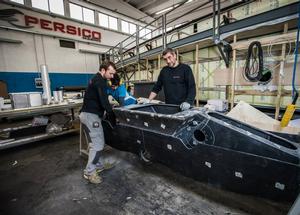 March 2015 - Team Vestas Wind rebuild at Persico Marine, Bergamo. Italy photo copyright Brian Carlin - Team Vestas Wind taken at  and featuring the  class