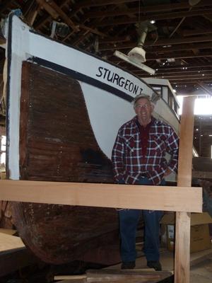 Andy Anderson’s family built hundreds of boats in this shed; now he is restoring the historic gillnetter Sturgeon 1 - British Columbia photo copyright Duart Snow taken at  and featuring the  class