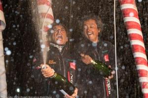 Guillermo Altadill and Jose Munoz - Barcelona World Race 2015 photo copyright Gilles Martin-Raget / Barcelona World Race taken at  and featuring the  class