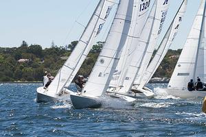 Port tackers found it tough to join the starboard tack parade photo copyright Bernie Kaaks taken at  and featuring the  class