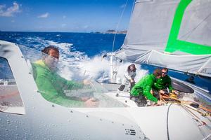 MOD 70 Phaedo³   Saint Marteen, 5th March 2015 , Heineken Regatta,  around the Island race photo copyright Jesus Renedo/Ocean Images / Phaedo3 team taken at  and featuring the  class