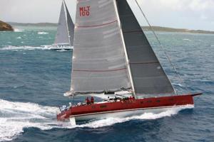 Jean-Paul Riviere's Finot-Conq 100, Nomad IV - 2015 Antigua Sailing Week photo copyright  Tim Wright / Photoaction.com http://www.photoaction.com taken at  and featuring the  class
