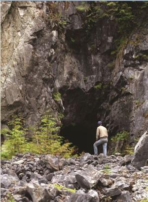 About a half-mile up the Koeye River is the entrance to an old limestone quarry. Bears are common along the river during summer months, looking for salmon. Ocean Cruise Guides - Kwakume Inlet, British Columbia photo copyright Anne Vipond and William Kelly taken at  and featuring the  class