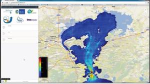 A graph illustrating where pollution levels will be highest - Project Guanabara Limpa photo copyright Project Guanabara Limpa taken at  and featuring the  class