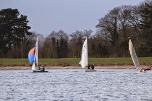 SG top three boats - Shustoke Gauntlet 2015 photo copyright Brenda Hoult, SailRacer taken at  and featuring the  class