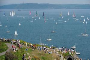 The start of the 2008 Transat race in Plymouth (UK) - Transat 2016 photo copyright Vincent Curutchet / DPPI taken at  and featuring the  class
