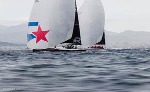 Maxi 72 ``Robertissima III `` training in Palma for the 2015 season photo copyright  Jesus Renedo http://www.sailingstock.com taken at  and featuring the  class
