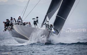 Maxi 72 ``Robertissima III `` training in Palma for the 2015 season photo copyright  Jesus Renedo http://www.sailingstock.com taken at  and featuring the  class