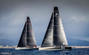 Maxi 72 ``Robertissima III `` training in Palma for the 2015 season photo copyright  Jesus Renedo http://www.sailingstock.com taken at  and featuring the  class