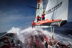 Onboard Dongfeng Race Team - Leg five to Itajai -  Volvo Ocean Race 2015 photo copyright Yann Riou / Dongfeng Race Team taken at  and featuring the  class