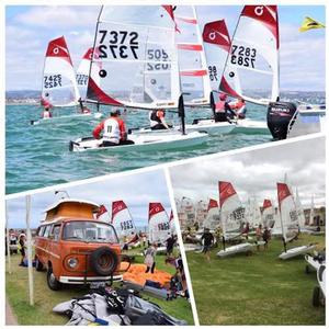 Collage of weekend photo copyright Down Under Sail taken at  and featuring the  class