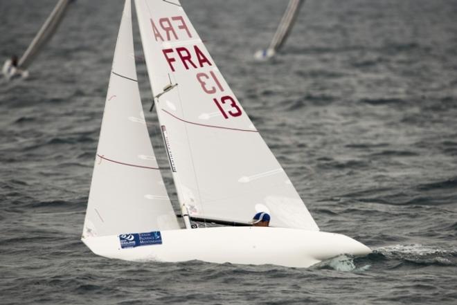 France's Damien Seguin - ISAF Sailing World Cup Hyeres ©  Franck Socha / ISAF Sailing World Cup Hyeres http://swc.ffvoile.fr/