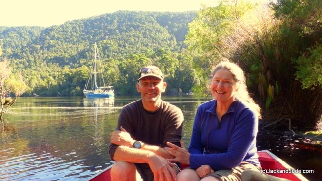 David and Judith at Little Eagle Creek - Tasmania © Jack and Jude