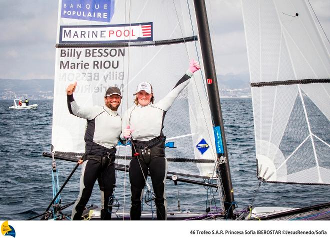 Billy Besson y Marie Riou - 46th Trofeo S.A.R. Princesa Sofía - Mallorca ©  Trofeo S.A.R. Princesa Sofia / Jesus Renedo http://www.trofeoprincesasofia.org/